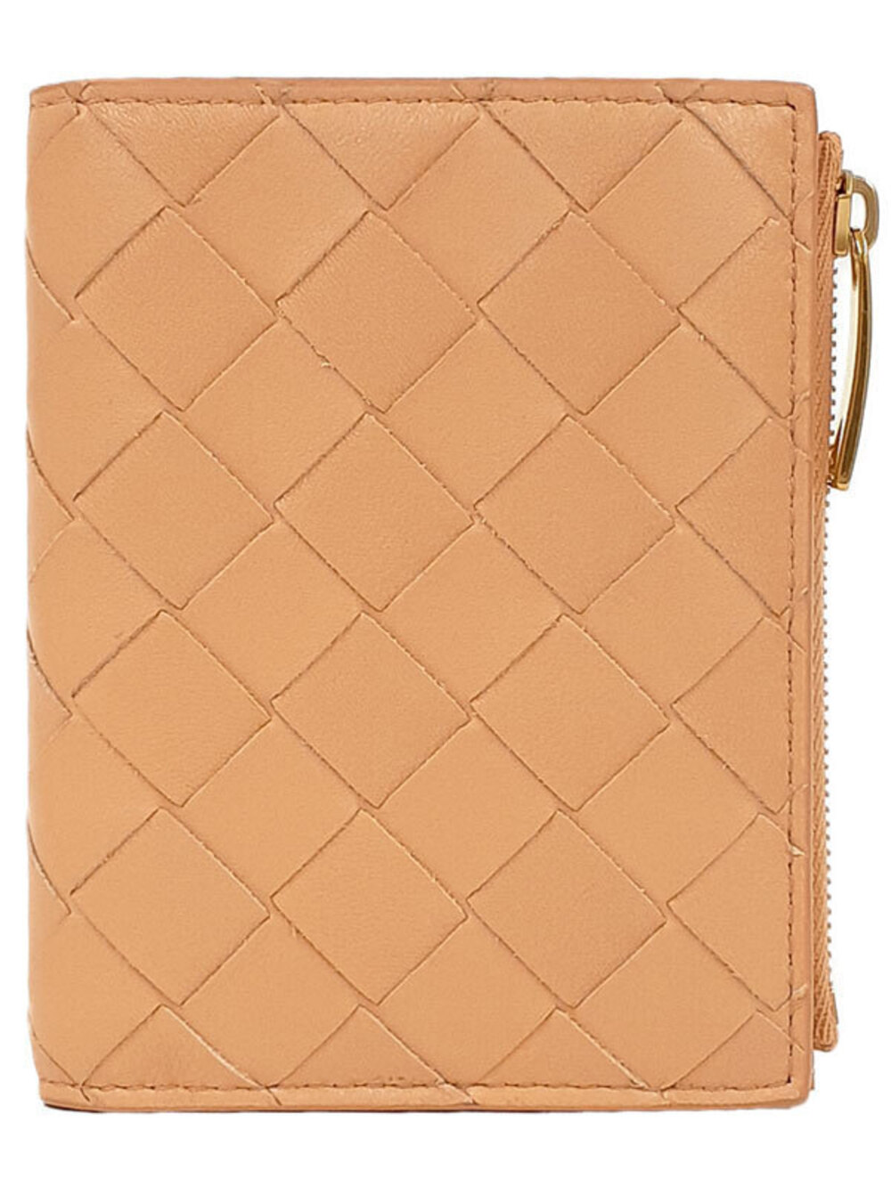 Bottega Veneta Intrecciato Bi fold Zipper Wallet Short